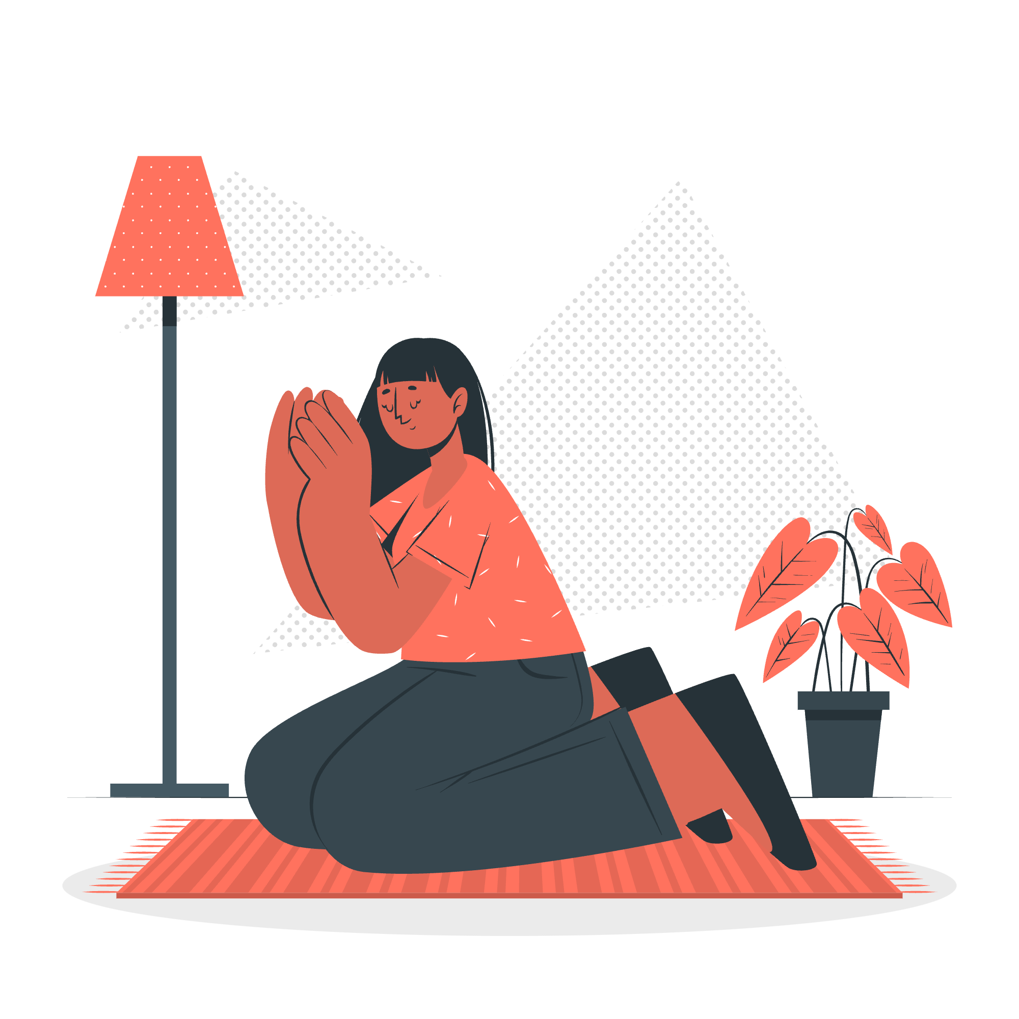 Woman praying